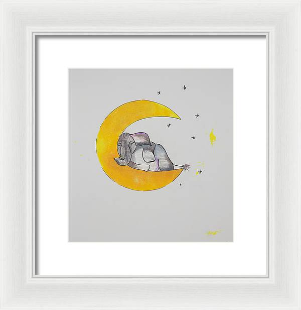 Dreaming - Elephant Collection - Framed Print