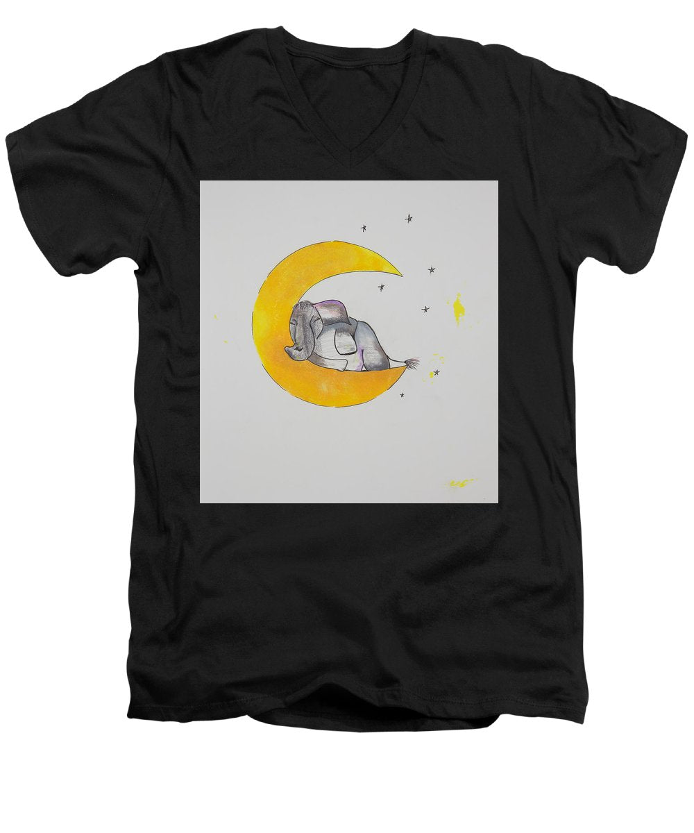 Dreaming - Elephant Collection - Men's V-Neck T-Shirt