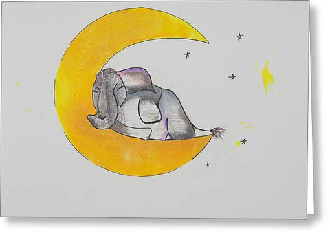 Dreaming - Elephant Collection - Greeting Card