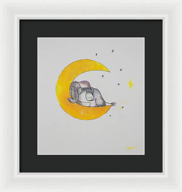 Dreaming - Elephant Collection - Framed Print