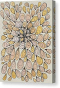 Drops of Honey - Zentangle Collection - Canvas Print