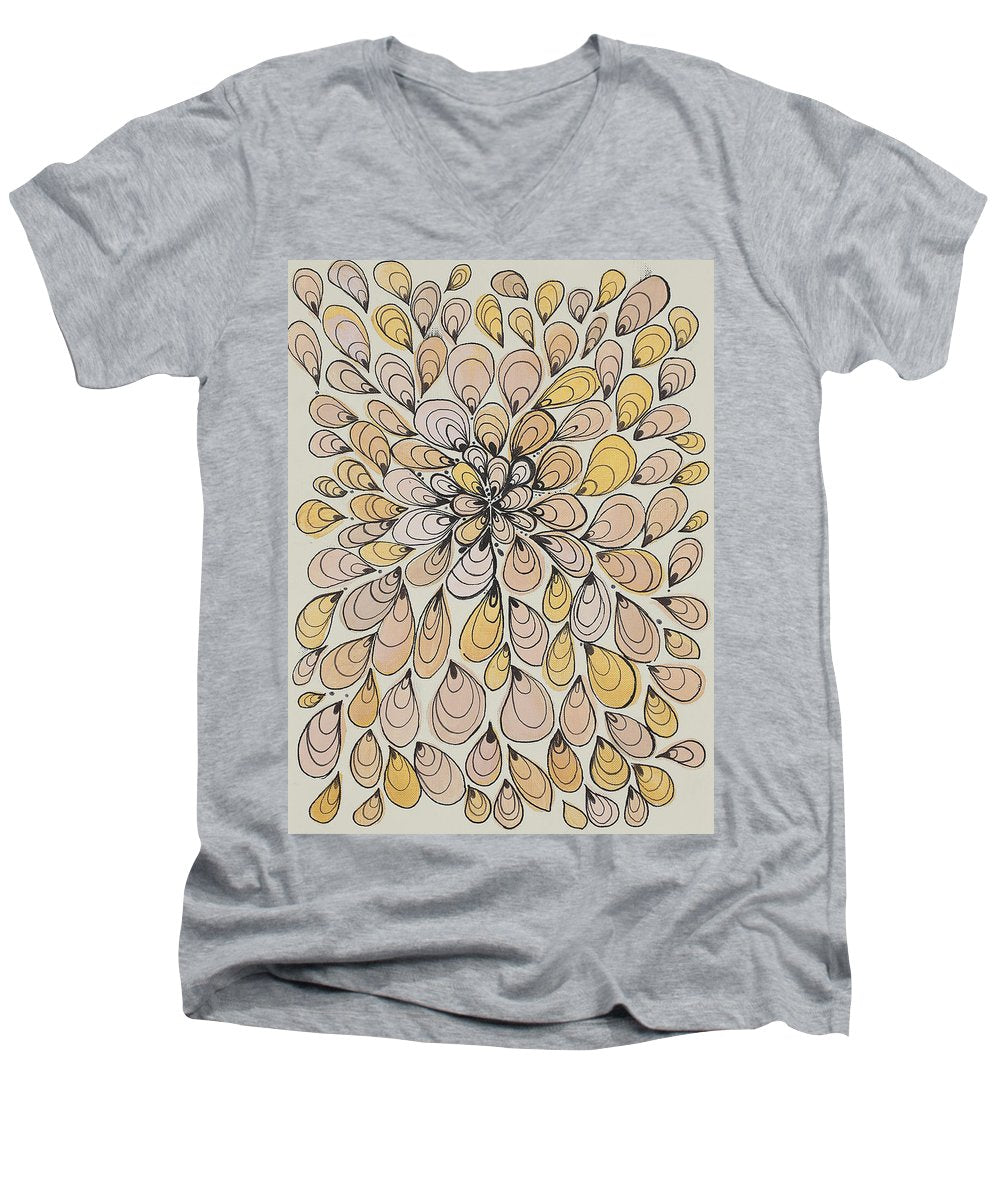 Drops of Honey - Zentangle Collection - Men's V-Neck T-Shirt