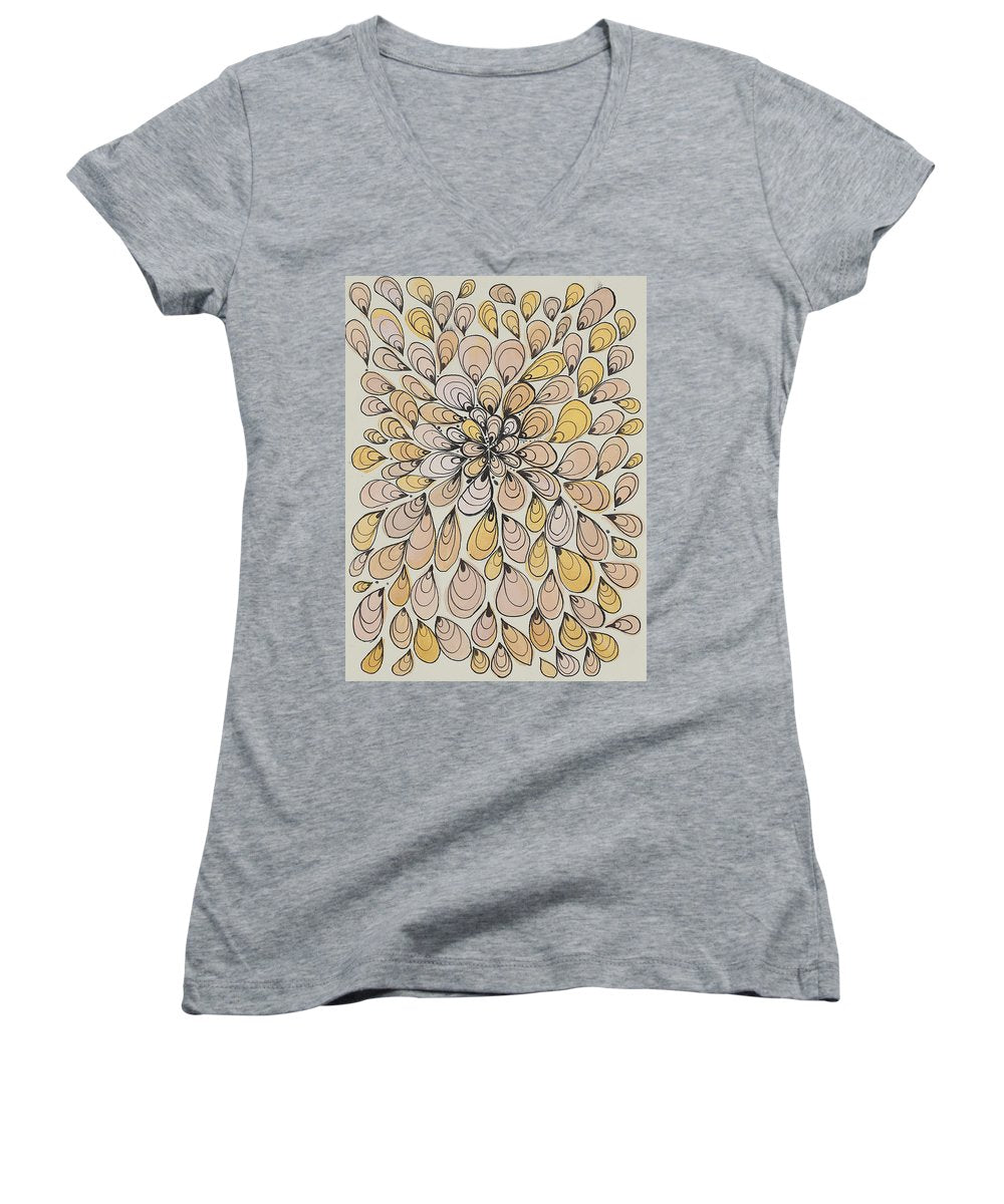 Drops of Honey - Zentangle Collection - Women's V-Neck