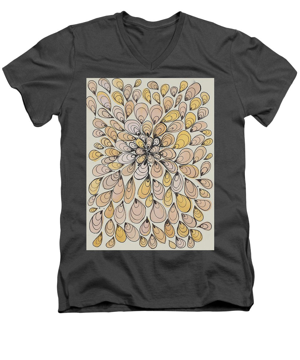 Drops of Honey - Zentangle Collection - Men's V-Neck T-Shirt