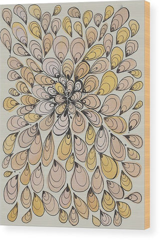 Drops of Honey - Zentangle Collection - Wood Print