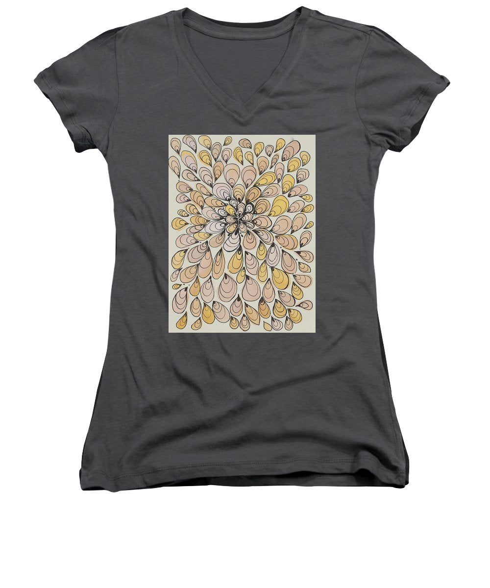 Drops of Honey - Zentangle Collection - Women's V-Neck