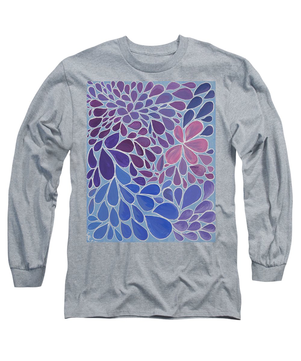 Drops of Relaxing - Zentangle Collection  - Long Sleeve T-Shirt