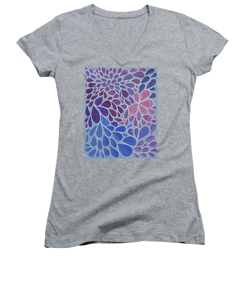 Drops of Relaxing - Zentangle Collection  - Women's V-Neck