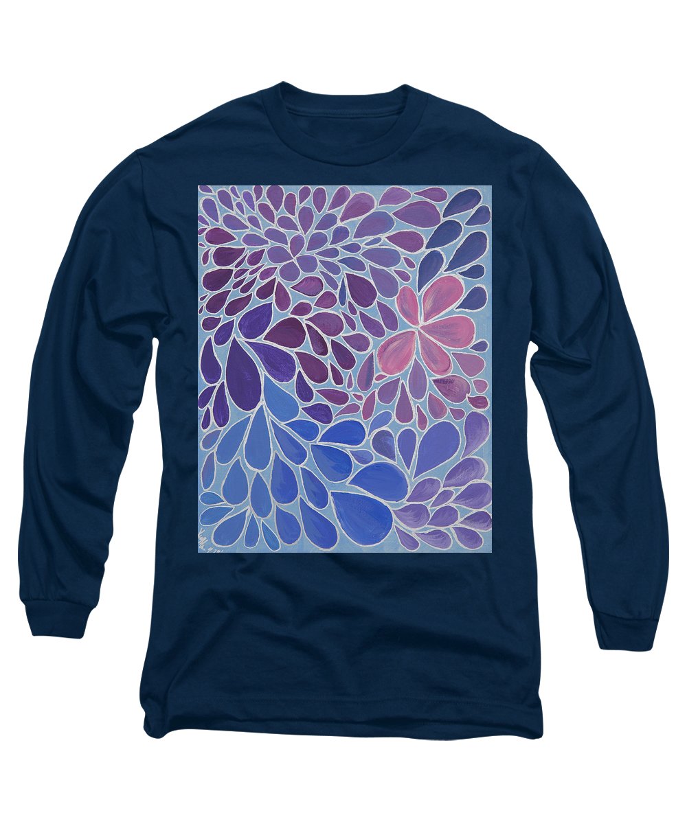 Drops of Relaxing - Zentangle Collection  - Long Sleeve T-Shirt