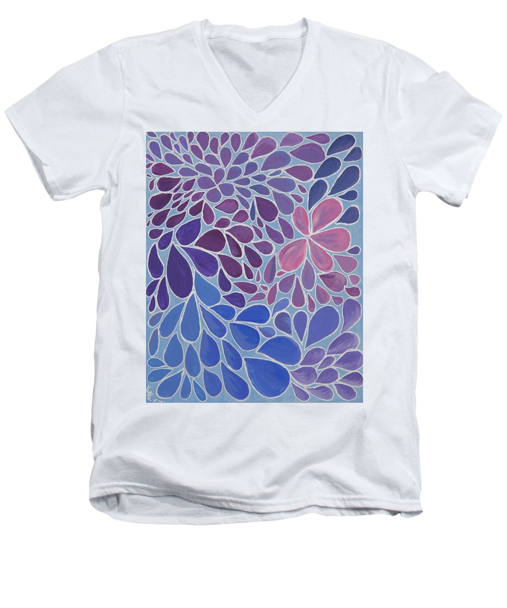 Drops of Relaxing - Zentangle Collection  - Men's V-Neck T-Shirt