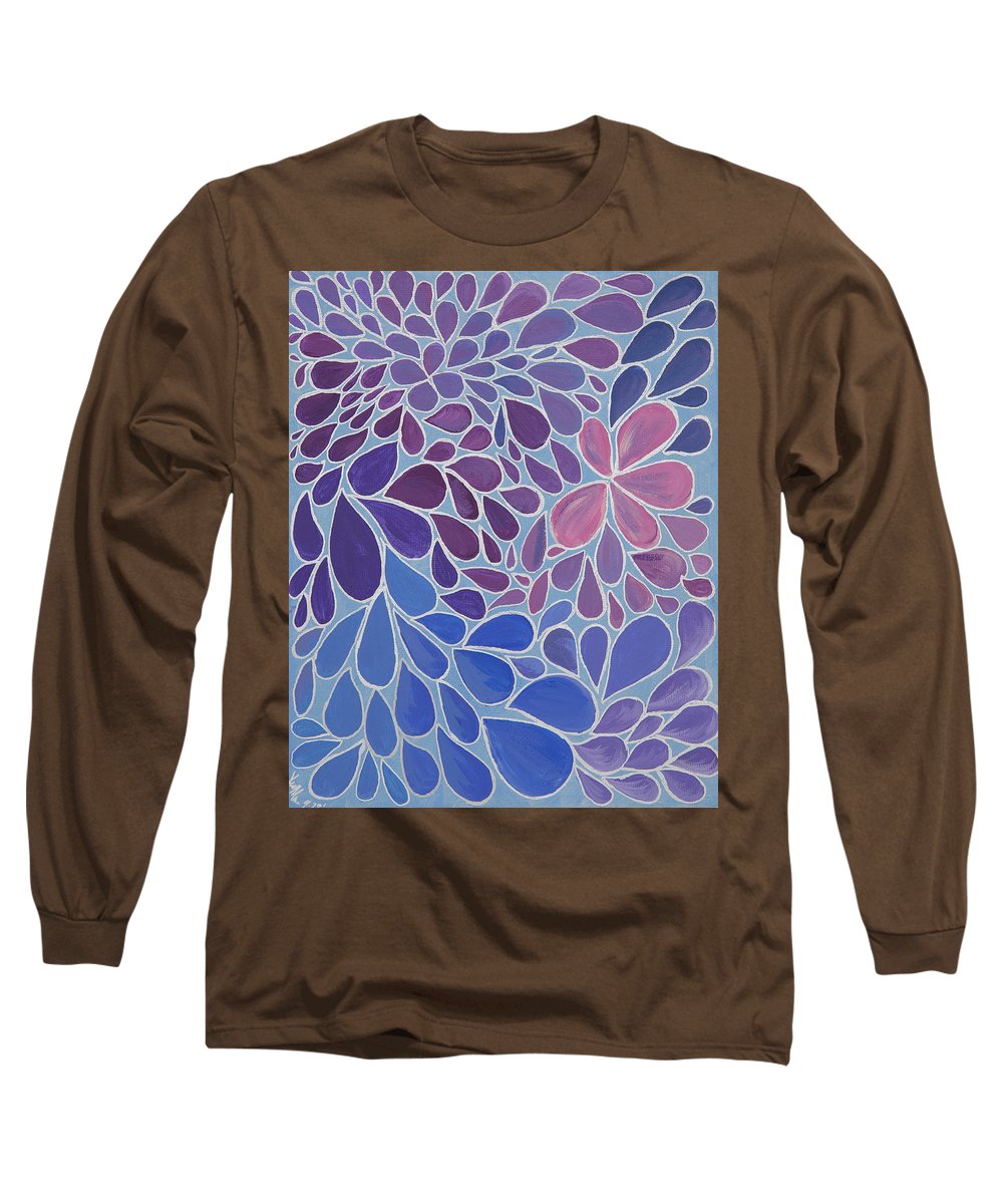 Drops of Relaxing - Zentangle Collection  - Long Sleeve T-Shirt