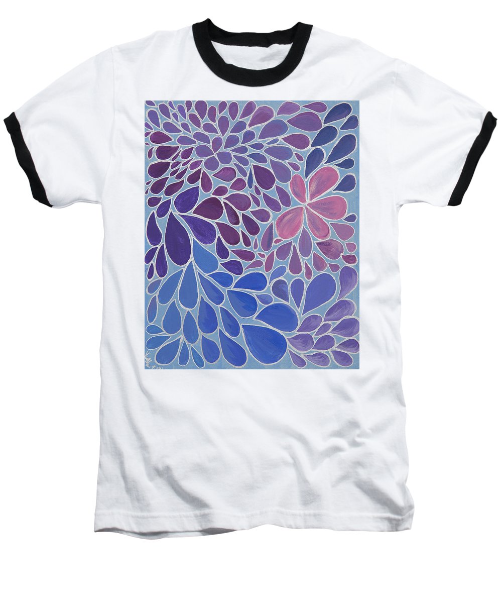 Drops of Relaxing - Zentangle Collection  - Baseball T-Shirt