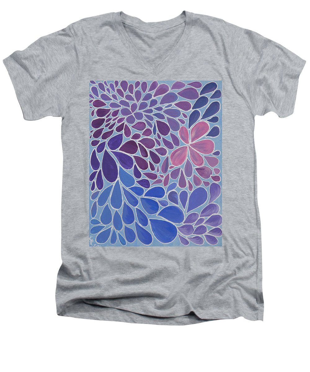 Drops of Relaxing - Zentangle Collection  - Men's V-Neck T-Shirt