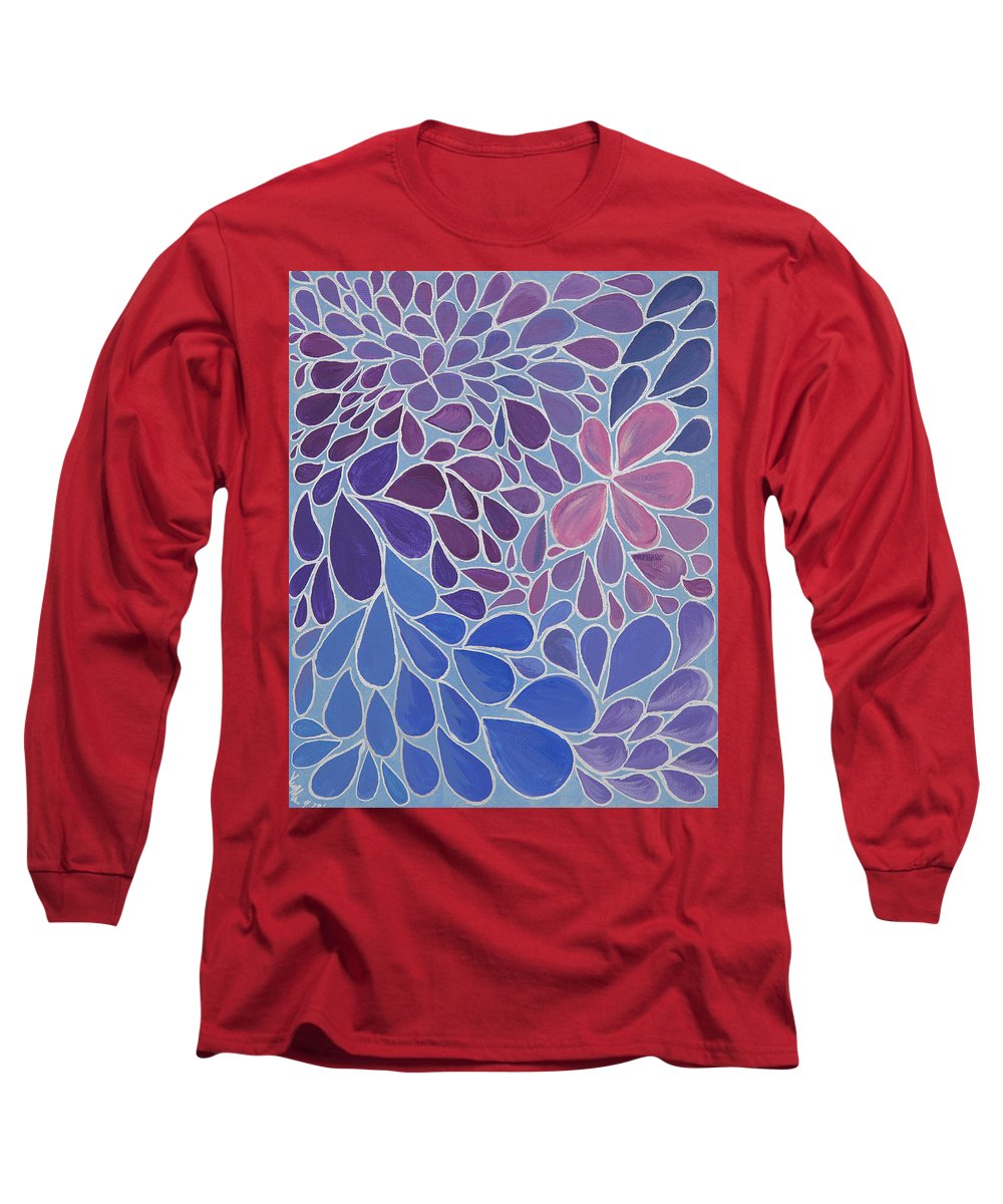 Drops of Relaxing - Zentangle Collection  - Long Sleeve T-Shirt