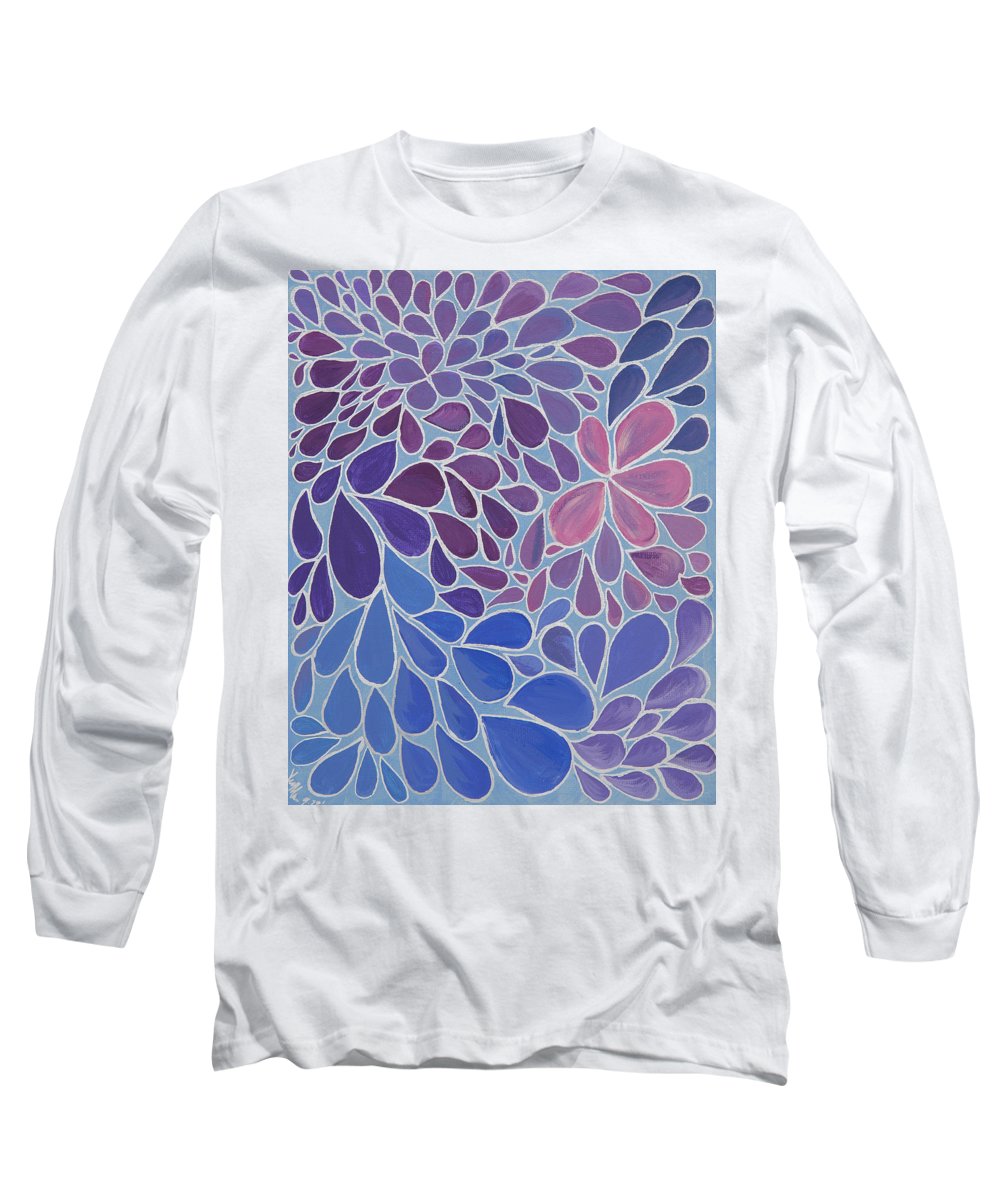 Drops of Relaxing - Zentangle Collection  - Long Sleeve T-Shirt