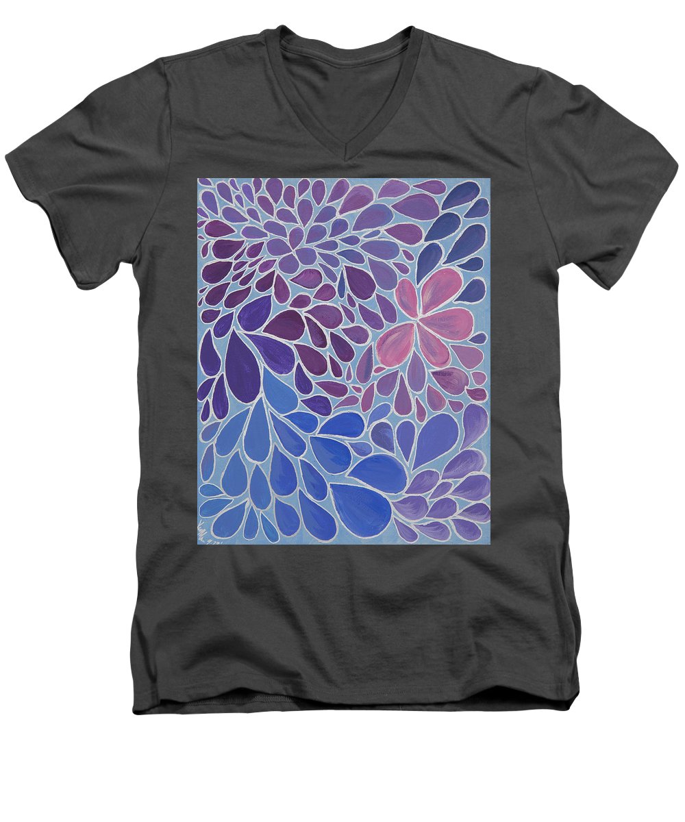 Drops of Relaxing - Zentangle Collection  - Men's V-Neck T-Shirt