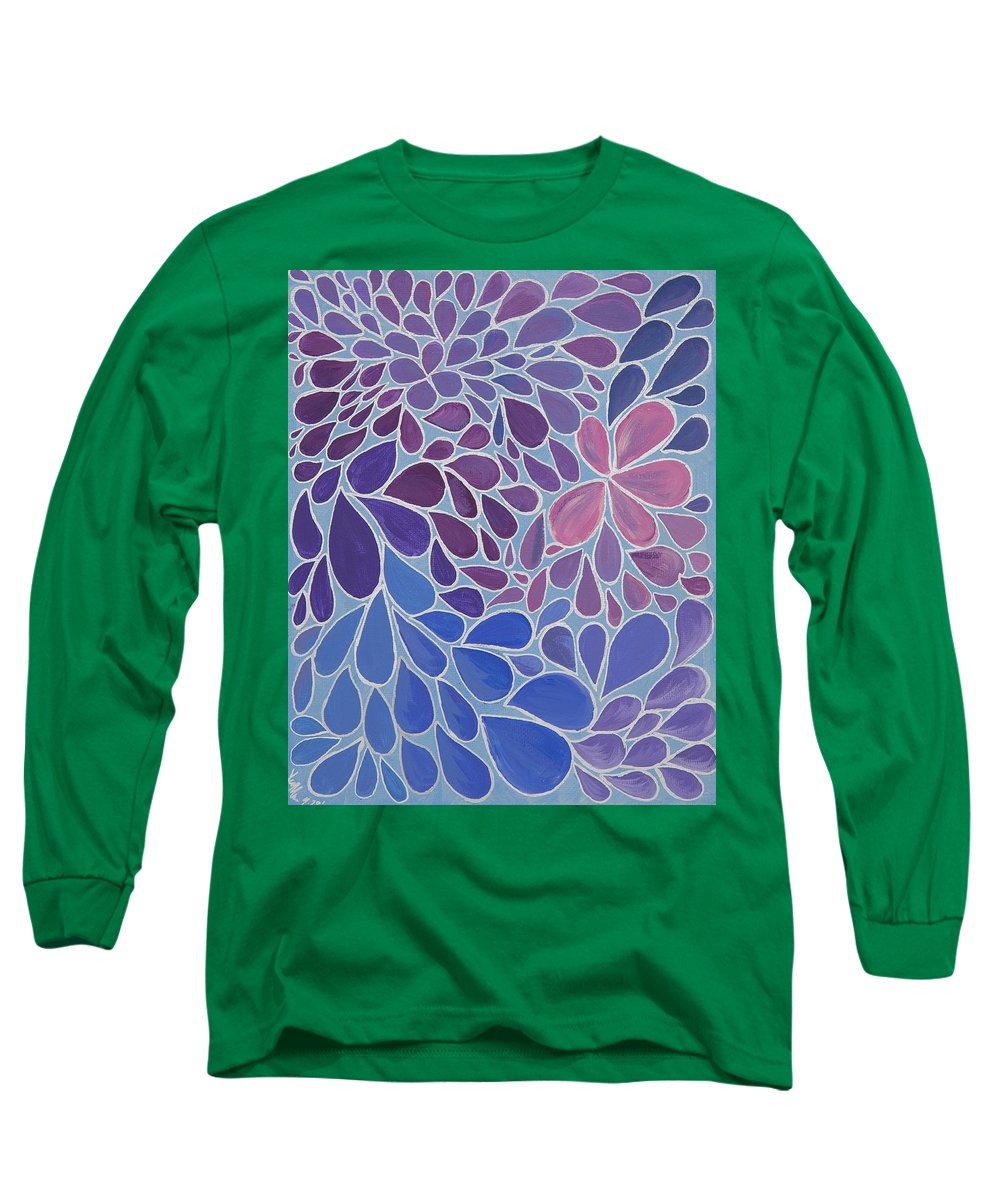 Drops of Relaxing - Zentangle Collection  - Long Sleeve T-Shirt