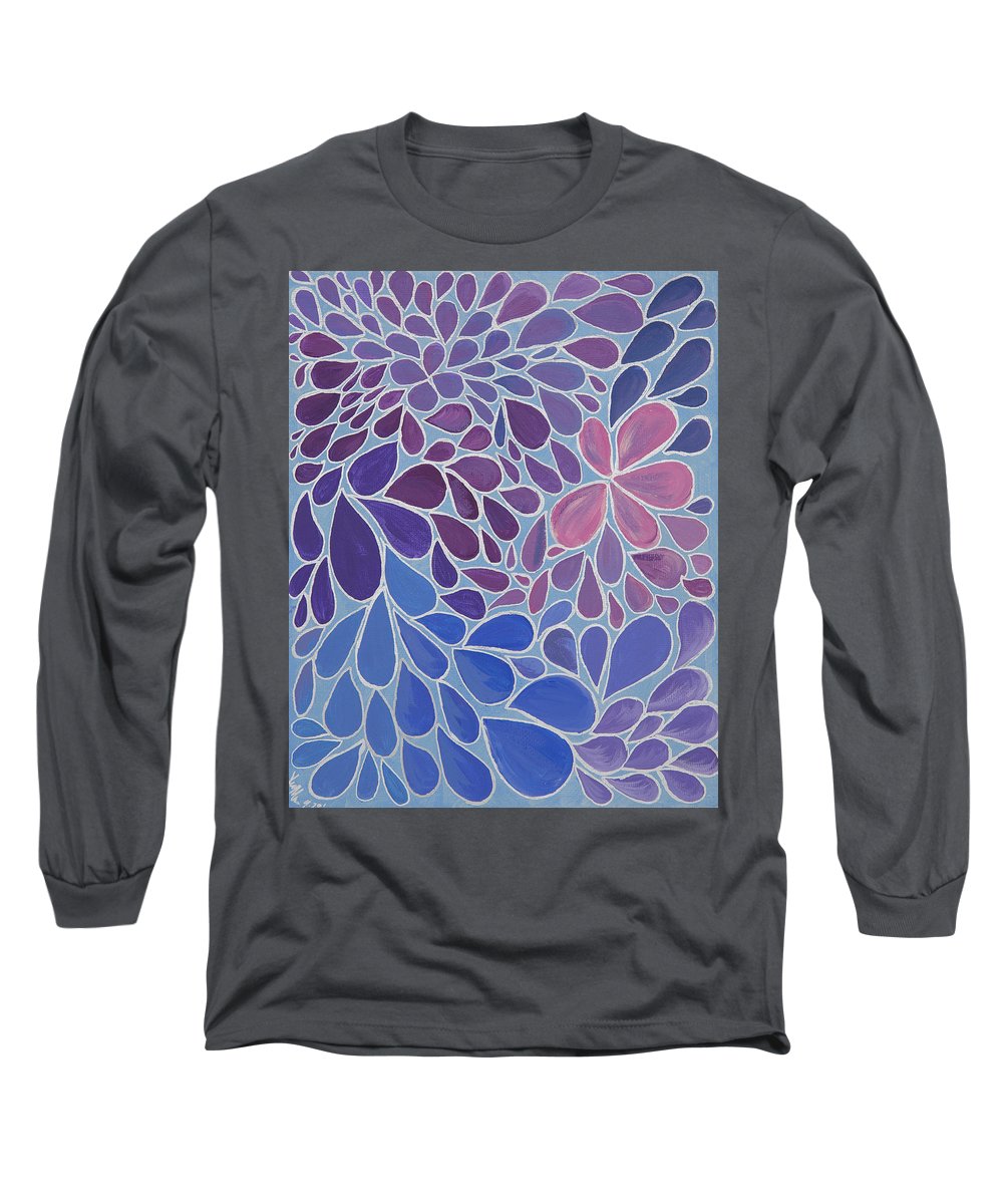 Drops of Relaxing - Zentangle Collection  - Long Sleeve T-Shirt