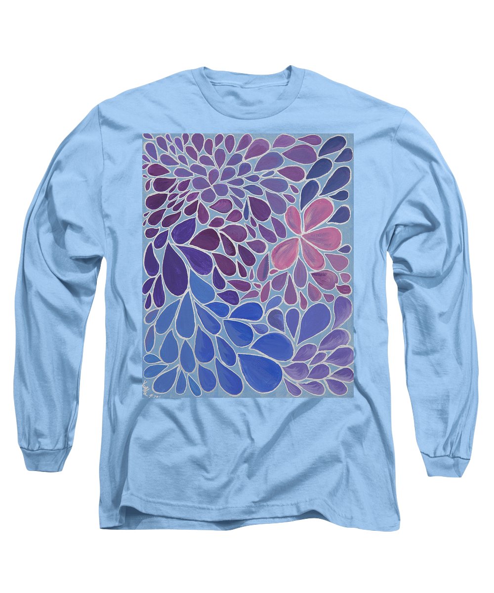 Drops of Relaxing - Zentangle Collection  - Long Sleeve T-Shirt