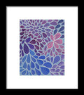 Drops of Relaxing - Zentangle Collection  - Framed Print