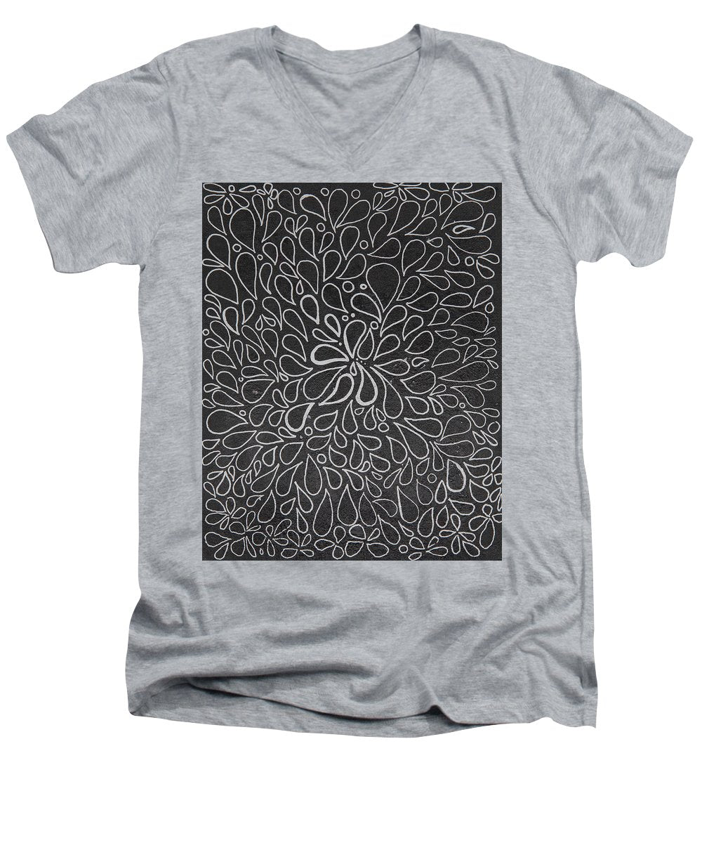 Drops of Worry - Zentangle Collection - Men's V-Neck T-Shirt