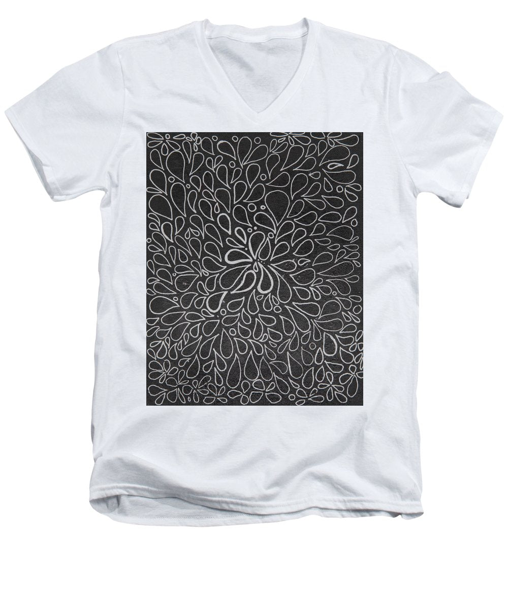 Drops of Worry - Zentangle Collection - Men's V-Neck T-Shirt