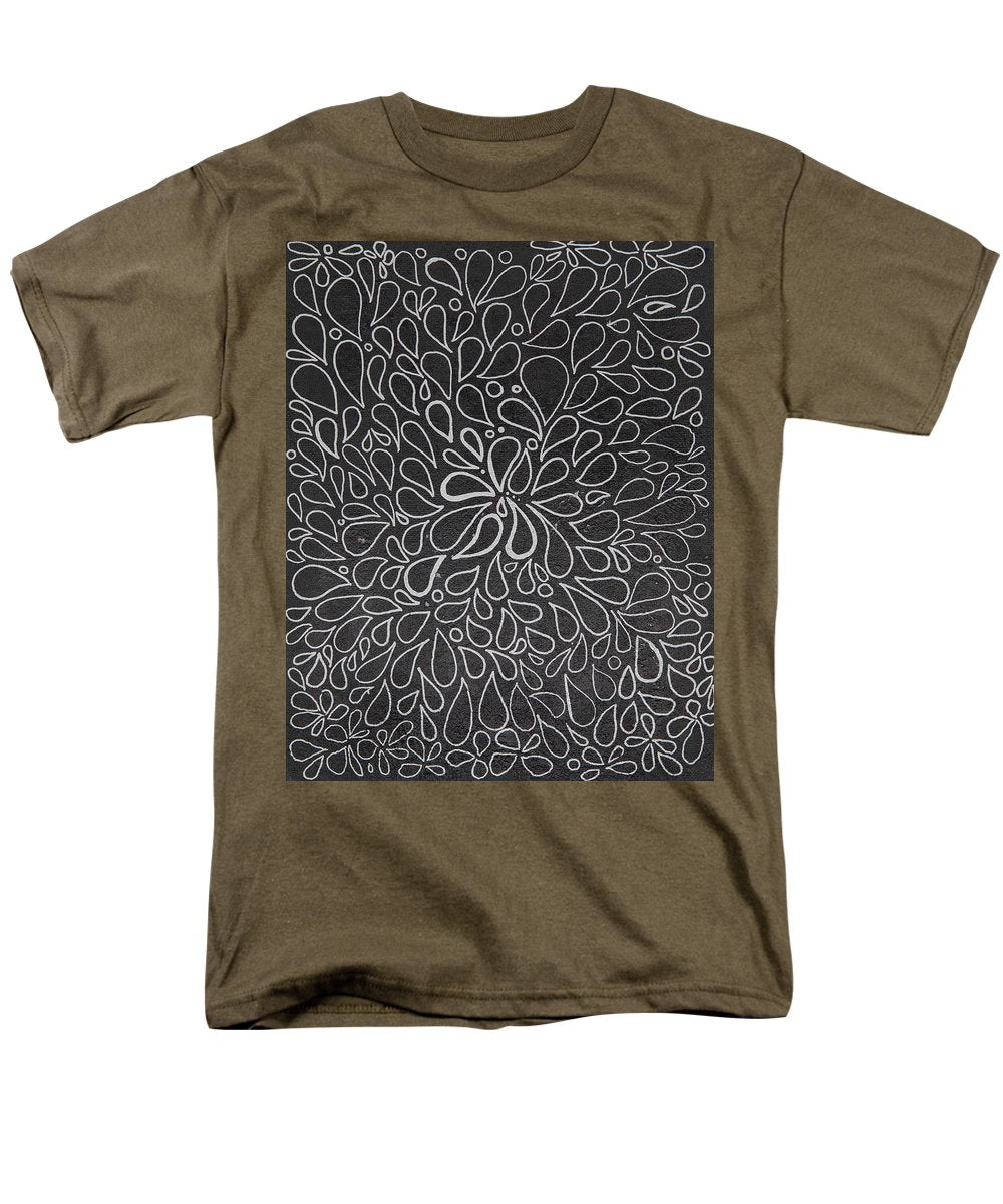 Drops of Worry - Zentangle Collection - Men's T-Shirt  (Regular Fit)