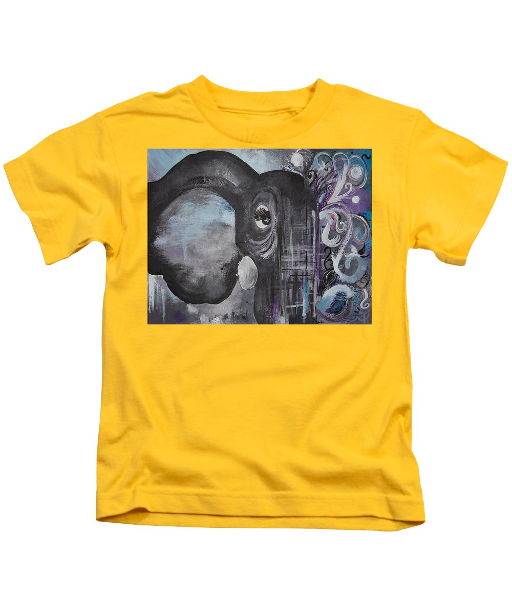 Number 4 - Elephant Collection - Kids T-Shirt