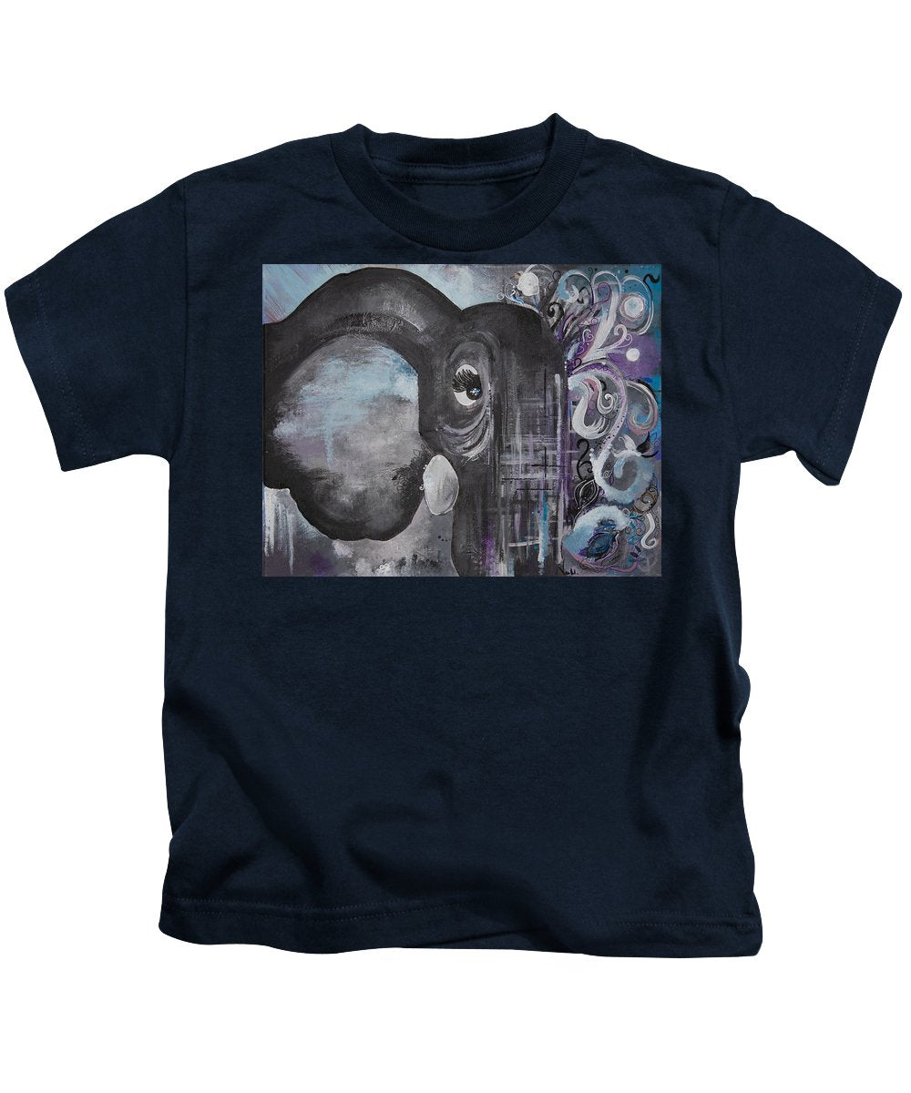 Number 4 - Elephant Collection - Kids T-Shirt