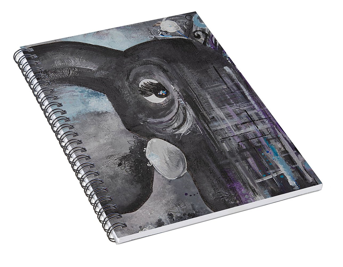 Number 4 - Elephant Collection - Spiral Notebook