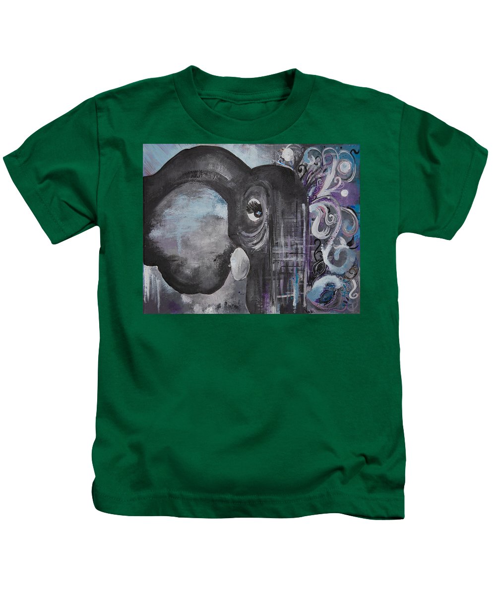 Number 4 - Elephant Collection - Kids T-Shirt