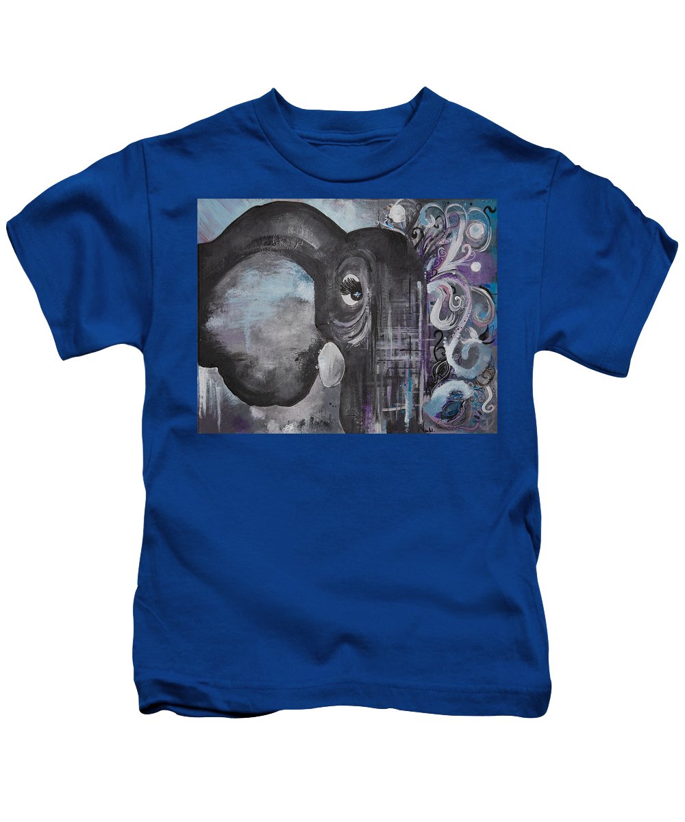 Number 4 - Elephant Collection - Kids T-Shirt