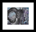 Number 4 - Elephant Collection - Framed Print