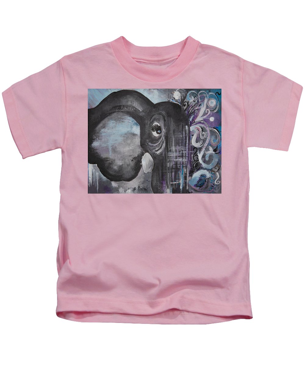 Number 4 - Elephant Collection - Kids T-Shirt