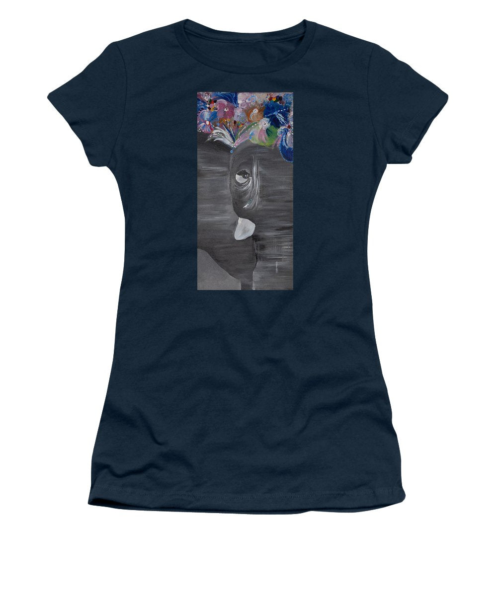 Flower Crown - Elephant Collection - Women's T-Shirt