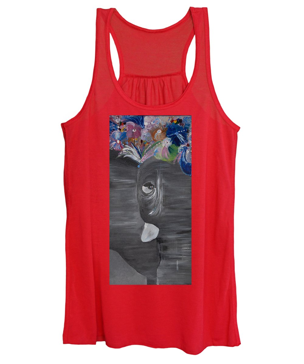 Flower Crown - Elephant Collection - Women's Tank Top