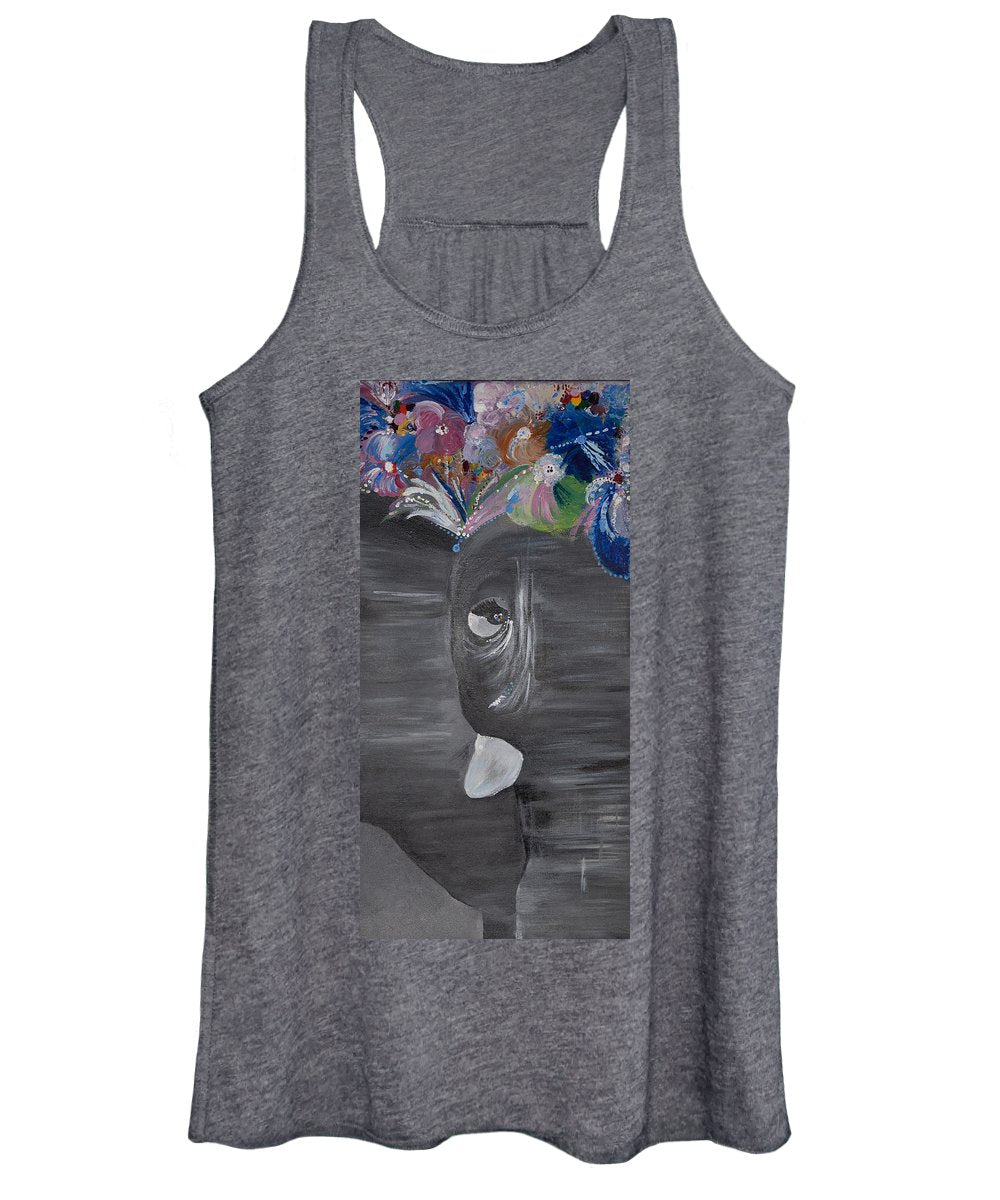 Flower Crown - Elephant Collection - Women's Tank Top