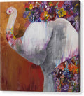 Flower Head - Elephant Collection - Canvas Print