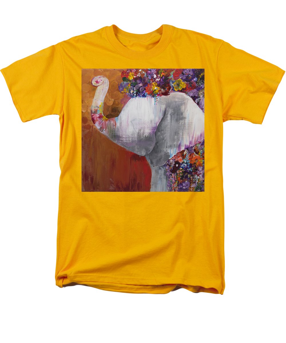 Flower Head - Elephant Collection - Men's T-Shirt  (Regular Fit)