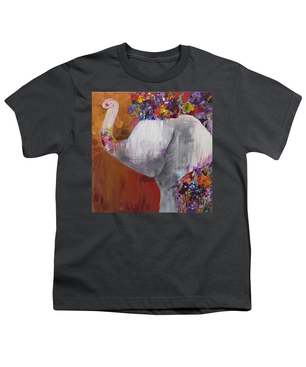 Flower Head - Elephant Collection - Youth T-Shirt