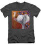 Flower Head - Elephant Collection - Men's V-Neck T-Shirt