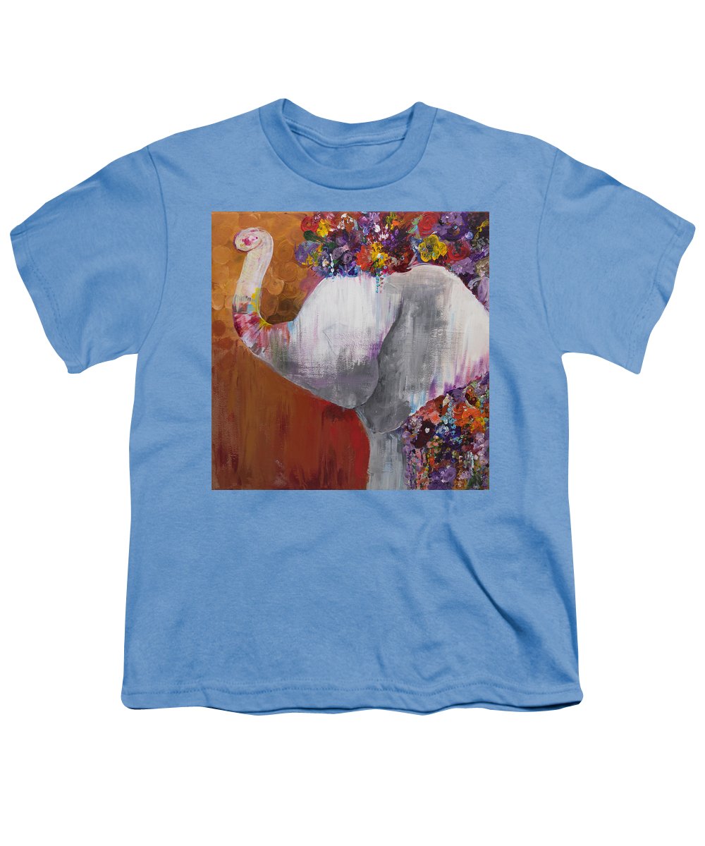 Flower Head - Elephant Collection - Youth T-Shirt