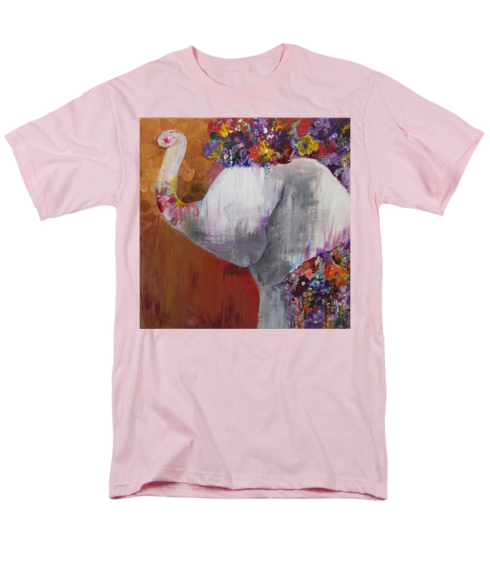 Flower Head - Elephant Collection - Men's T-Shirt  (Regular Fit)