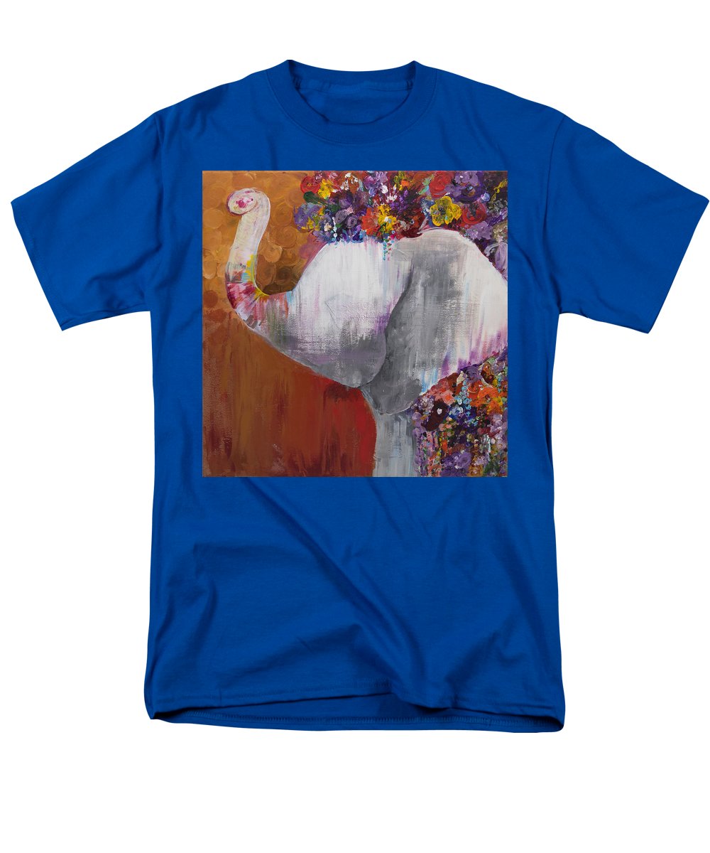 Flower Head - Elephant Collection - Men's T-Shirt  (Regular Fit)