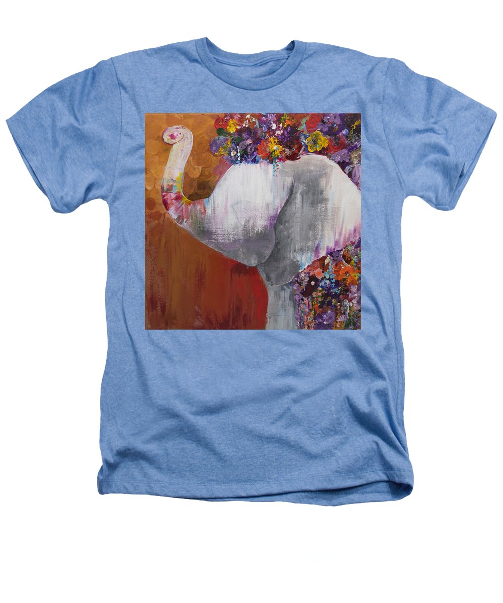 Flower Head - Elephant Collection - Heathers T-Shirt