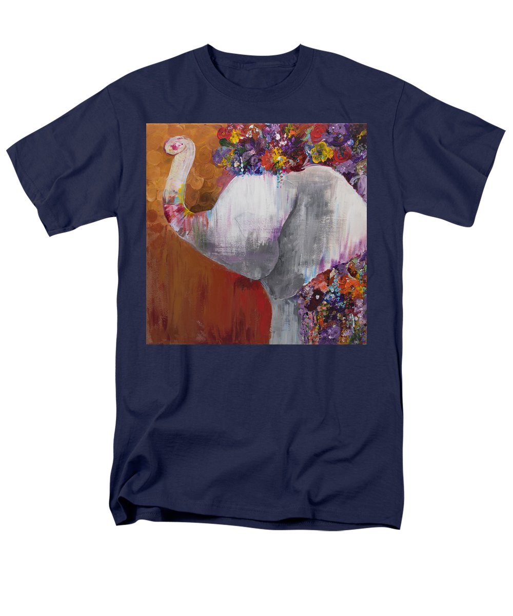 Flower Head - Elephant Collection - Men's T-Shirt  (Regular Fit)