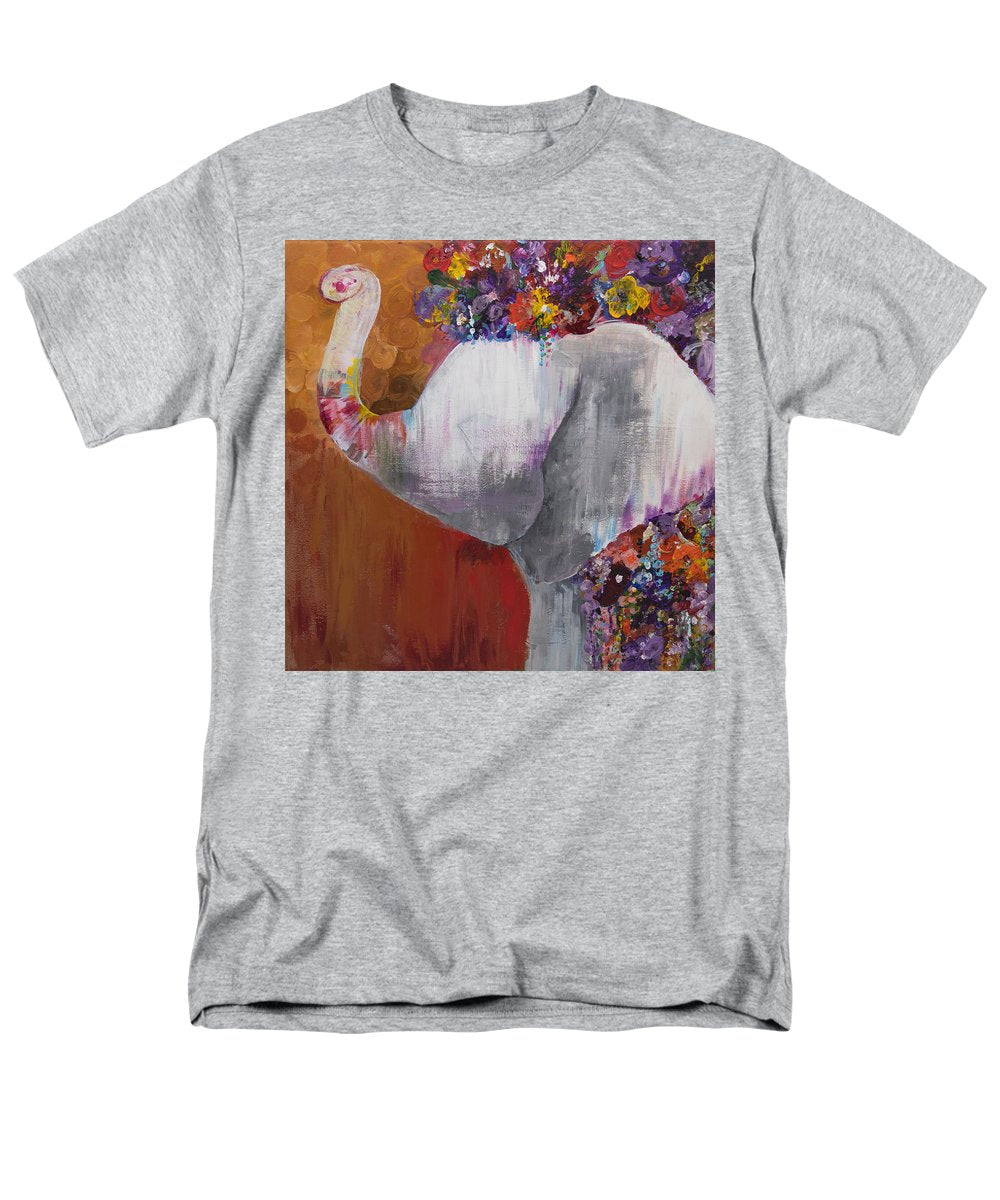 Flower Head - Elephant Collection - Men's T-Shirt  (Regular Fit)