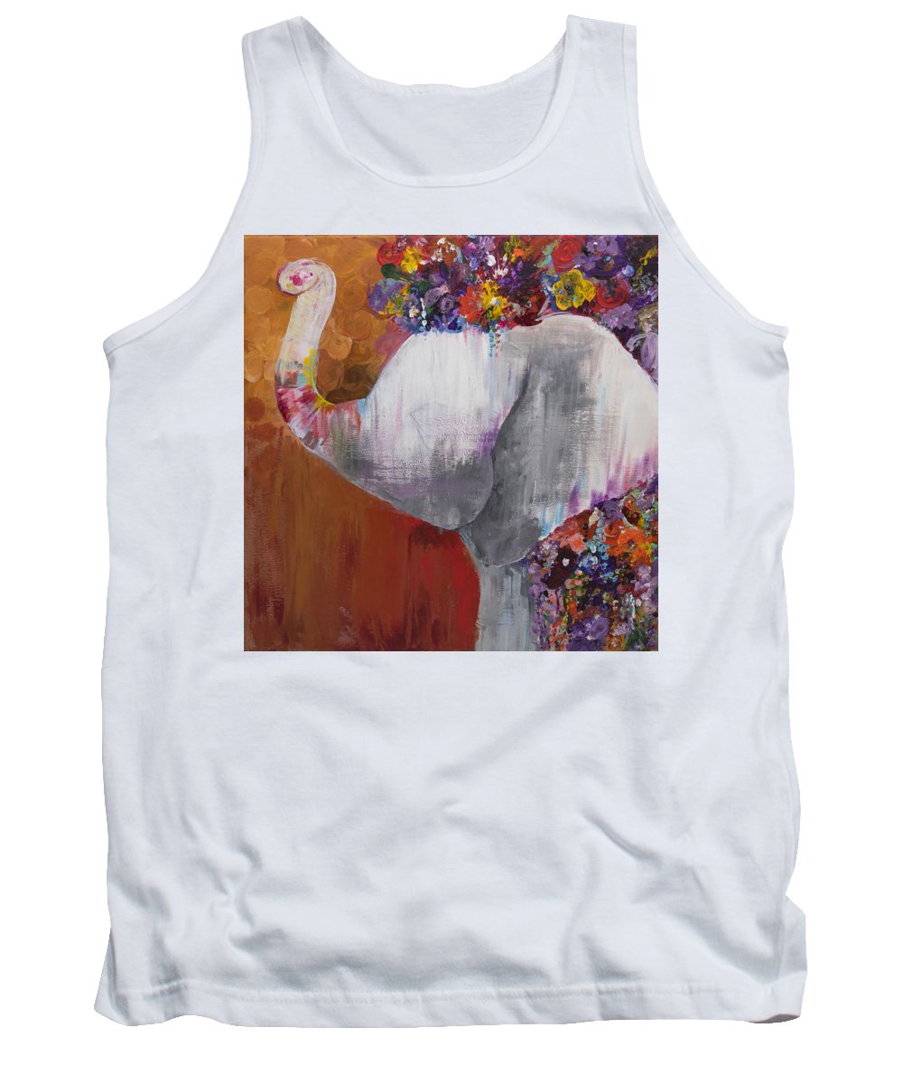 Flower Head - Elephant Collection - Tank Top