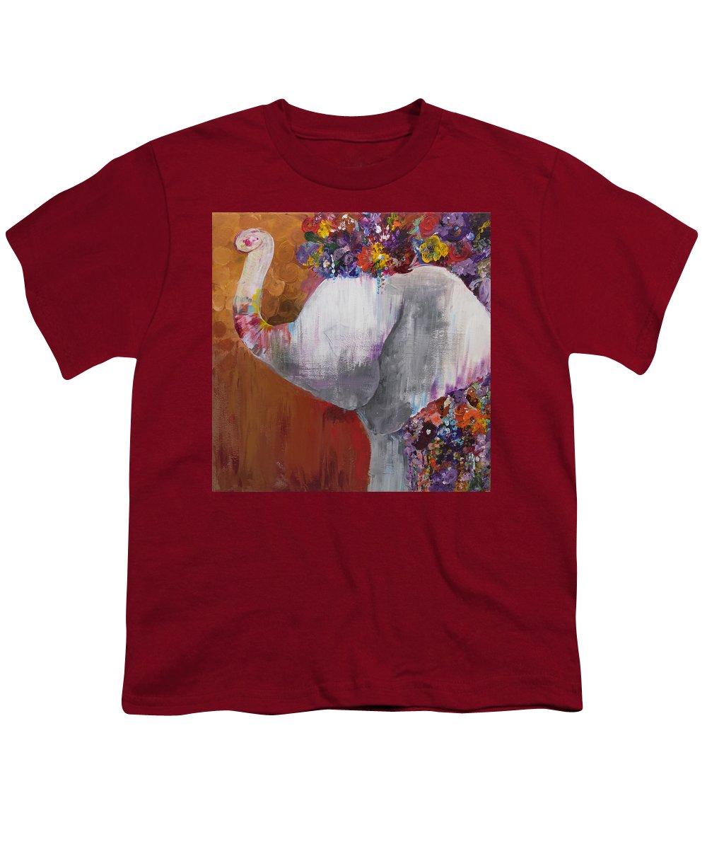 Flower Head - Elephant Collection - Youth T-Shirt