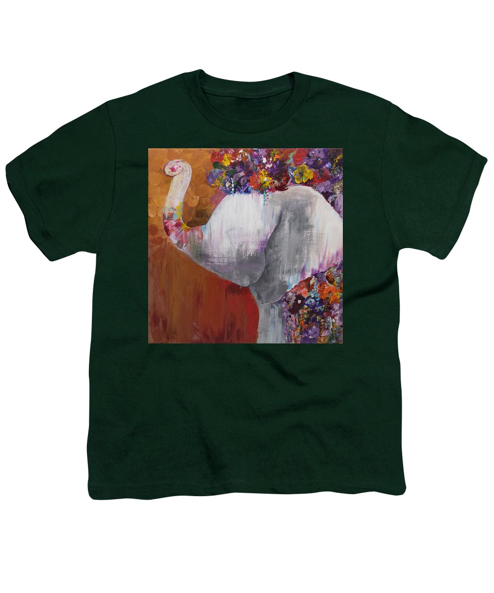 Flower Head - Elephant Collection - Youth T-Shirt